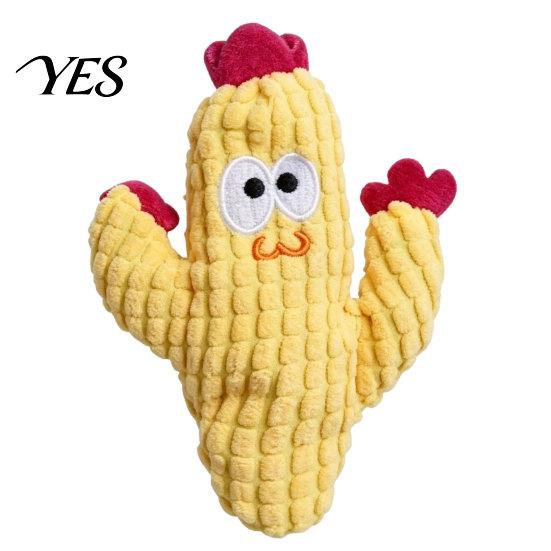 Plush Cactus Cat Toy Toy, Catnip Filled Chew Cute Handcrafted Stuffed Kitten Teething for Indoor Cats Entertainment