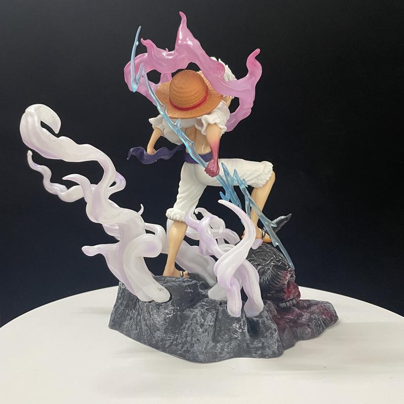 Anime One Piece 20cm Figures Battle of Ghost Island Monkey D. Luffy Standing Action Figure GK Model Doll Ornaments Toys Gifts