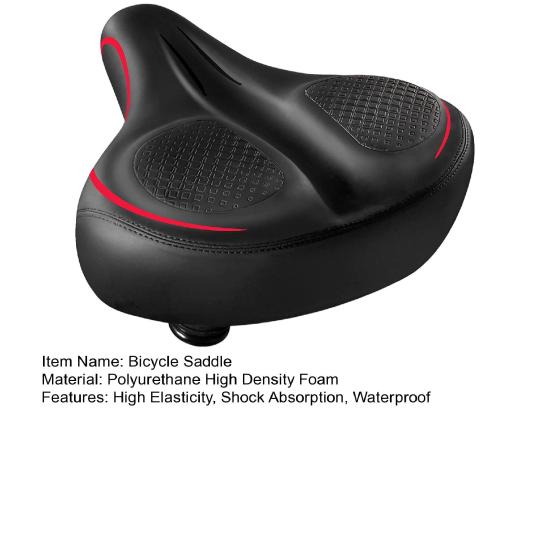 Sella Bicicletta Ergonomica Assorbimento Urti Alta Elasticità Impermeabile Antiscivolo Schiuma Bicicletta da Montagna Sella Ciclismo Fornitura Ciclismo