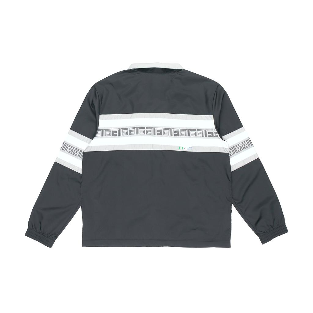 Nike Giannis Antetokounmpo Herrenjacke mit durchgehendem Reißverschluss und langen Ärmeln Jacken Schwarz CK6246-010