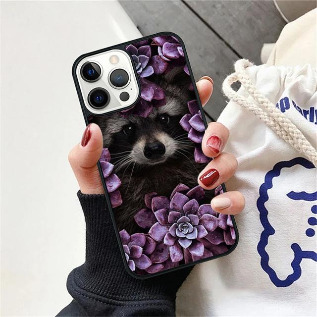 raccoon Unique Design Phone Case Cover For iPhone 17 Air 15 16e 14 13 12 Pro Max 11 Pro Max Plus Coque Shell