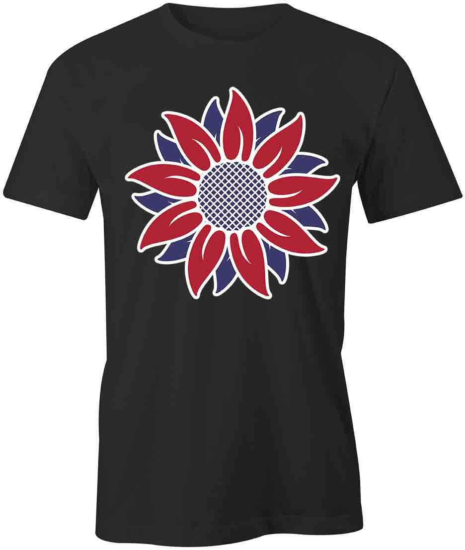 SUNFLOWER TShirt Tee Short-Sleeved Cotton PATRIOTIC CLOTHING S1BSA414 XXXL