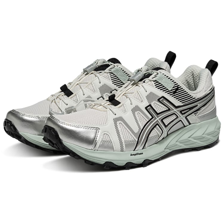 Asics Gel Sonoma FE Textile, Synthetic Leather Low Top Hiking Shoes Women's Silver 1012B787-101