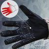 Men and Women Touchscreen Motorcycle Gloves Ice Silk Breathable Non-Slip Skeleton Full-Finger Tactical Gloves