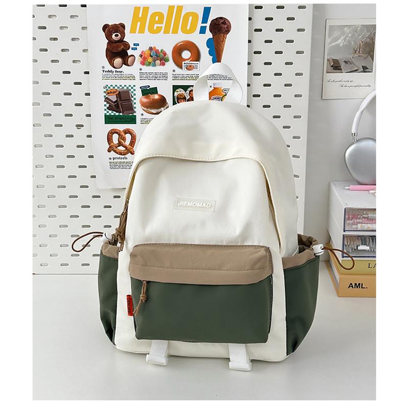 Schoolbag Female Junior High School Students Niche Versatile Backpack 1011 New High Value High School Students Lightweight Travel Backpack Tide