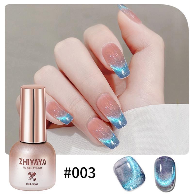 8ml 9D Cat Magnetic Gel Nail Polish Soak Off Gel Nail Art UV Gel Polish