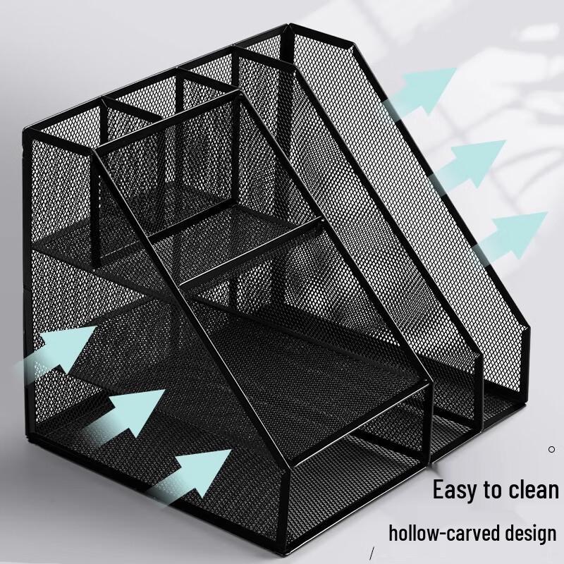 Metal Desktop File Organizer Rack