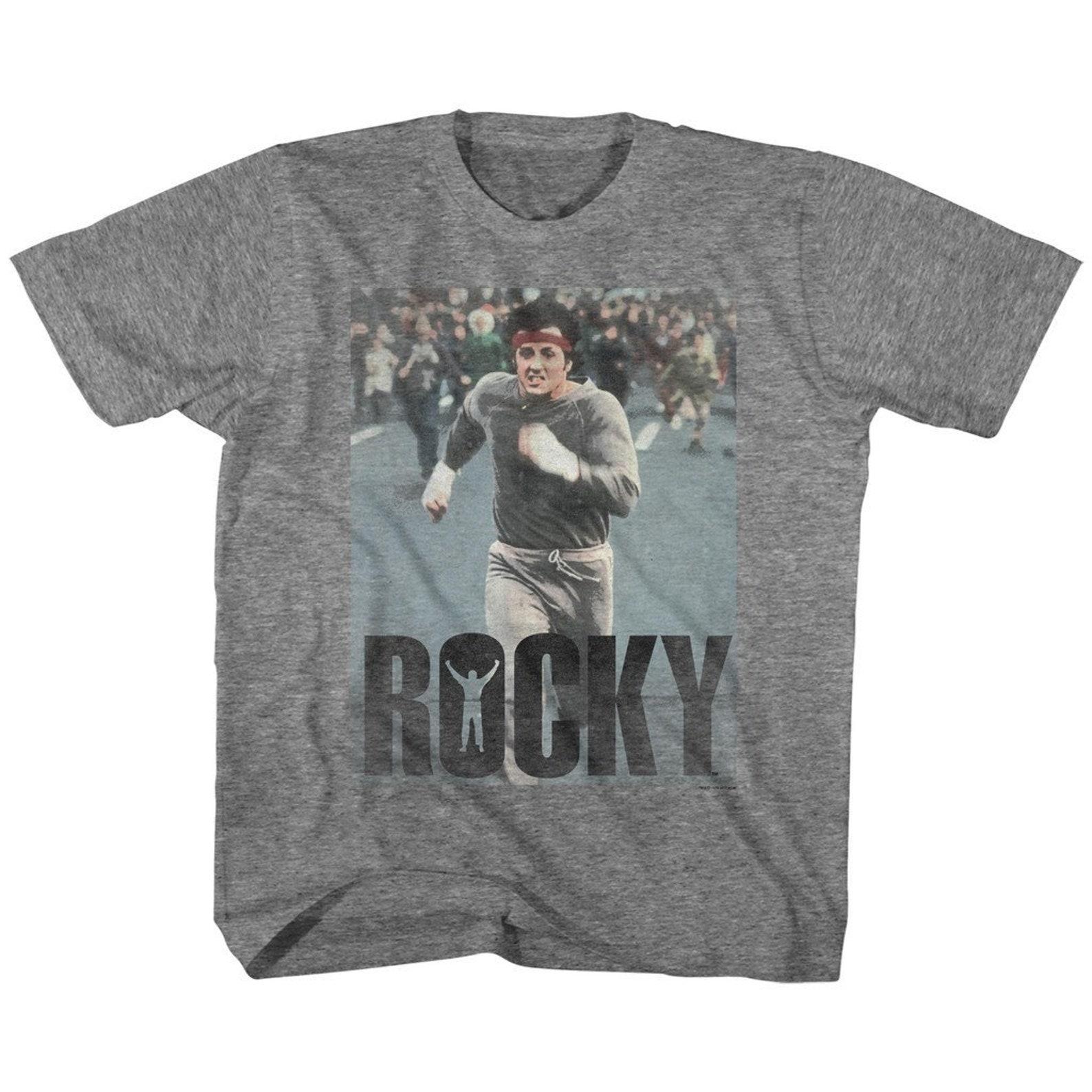 Rocky Am Doing a Run Graphite Heather Toddler T-Shirt L