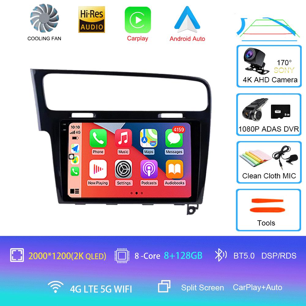 Android 14 Car Radio For Volkswagen Golf 7 2012 - 2020 Multimedia Video Player Navigation stereo GPS No 2din 2 din dvd
