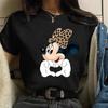 Y2k 90s Fashion T Shirts Gothic Fashion Mickey Tshirt Minnie Mouse Print T-shirt Women T Shirt Female Clothes Kawaii Disney