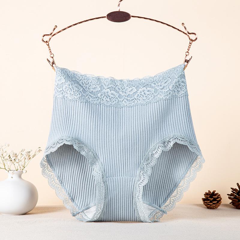 Sexy Lace Panties High Waist Women's Cotton Panties Breathable Comfortable Panties