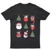 Merry Christmas Holiday Illustrations TShirt Unisex Gift Retro Funny Unisexs
