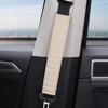 2Pcs Linen-cotton Car Seat Belt Cover Comfort Car Seat Belt Pad Car Accessories  Car Use