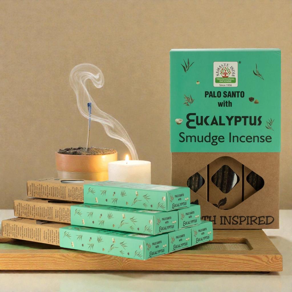6x Earth Inspired Smudge Incense – Eucalyptus