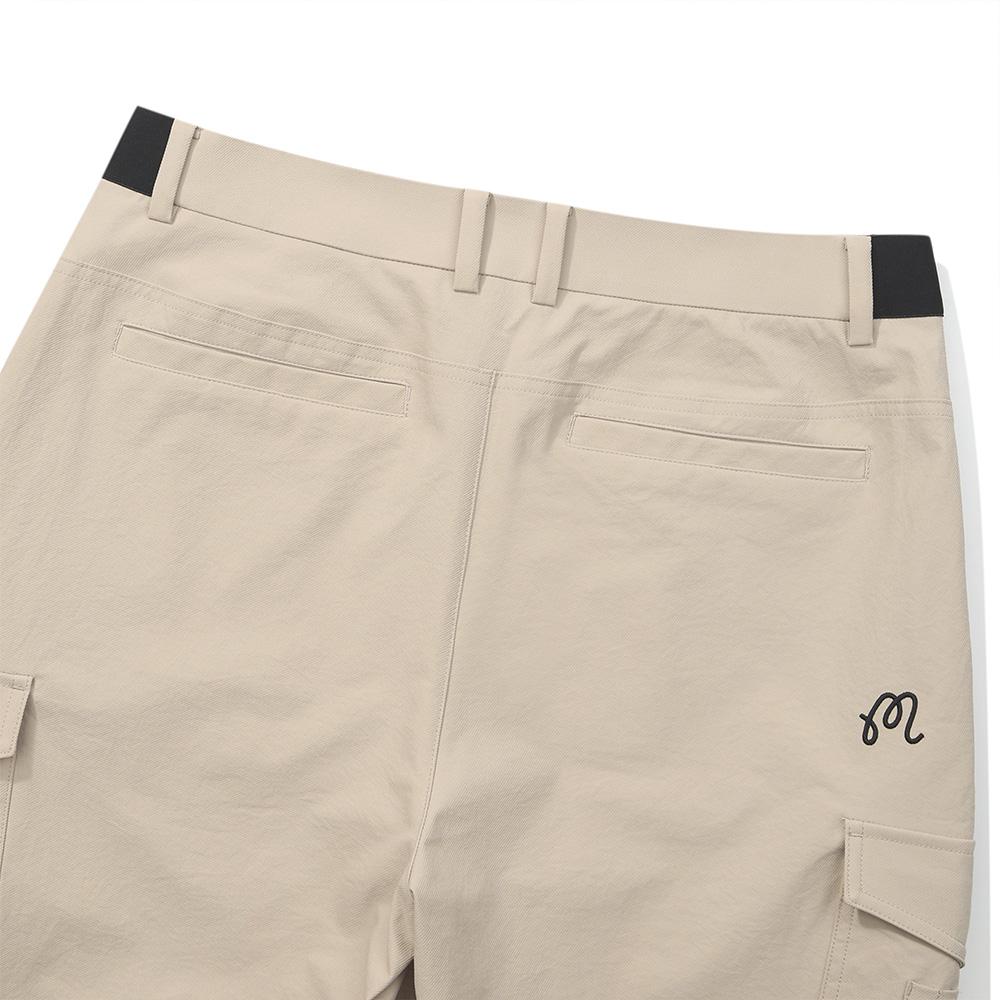 MALBON GOLF Semi-Wide Cargo Pants Beige (Man)