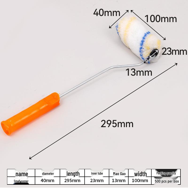 Little Finger 4-Inch & 9-Inch Latex Paint Roller Brush for Corners