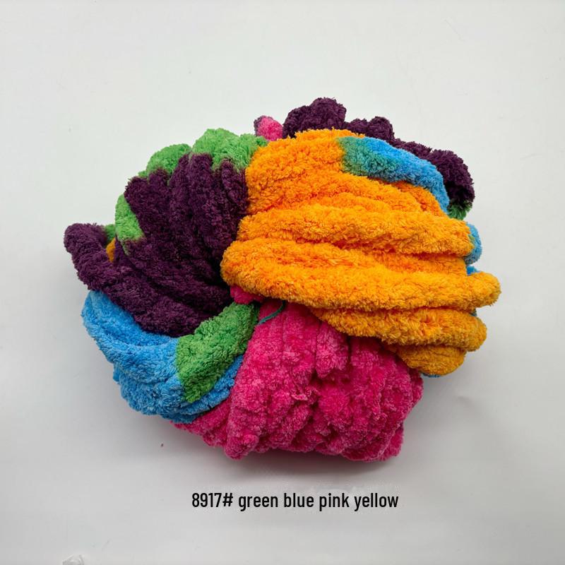 Isländische 2CM Extra Dicke Handgewebte Chenille Eisbar Decke