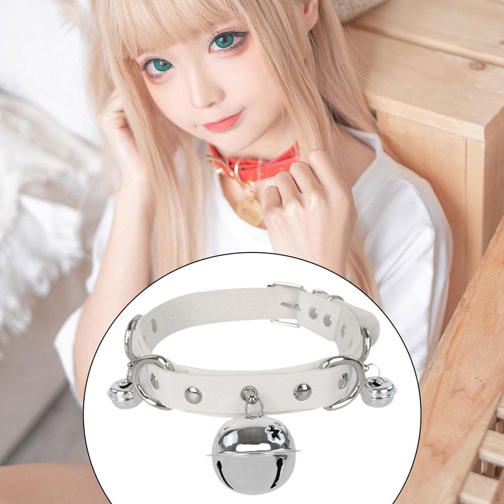 Goth Choker Guler Clopot pentru petrecere Stage Shows Cosplay