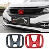 ABS Auto Steering Wheel Trunk Emblem Front Grille Logo For Civic 2019 2018 2017 2016 Car Styling Decoration Accessories