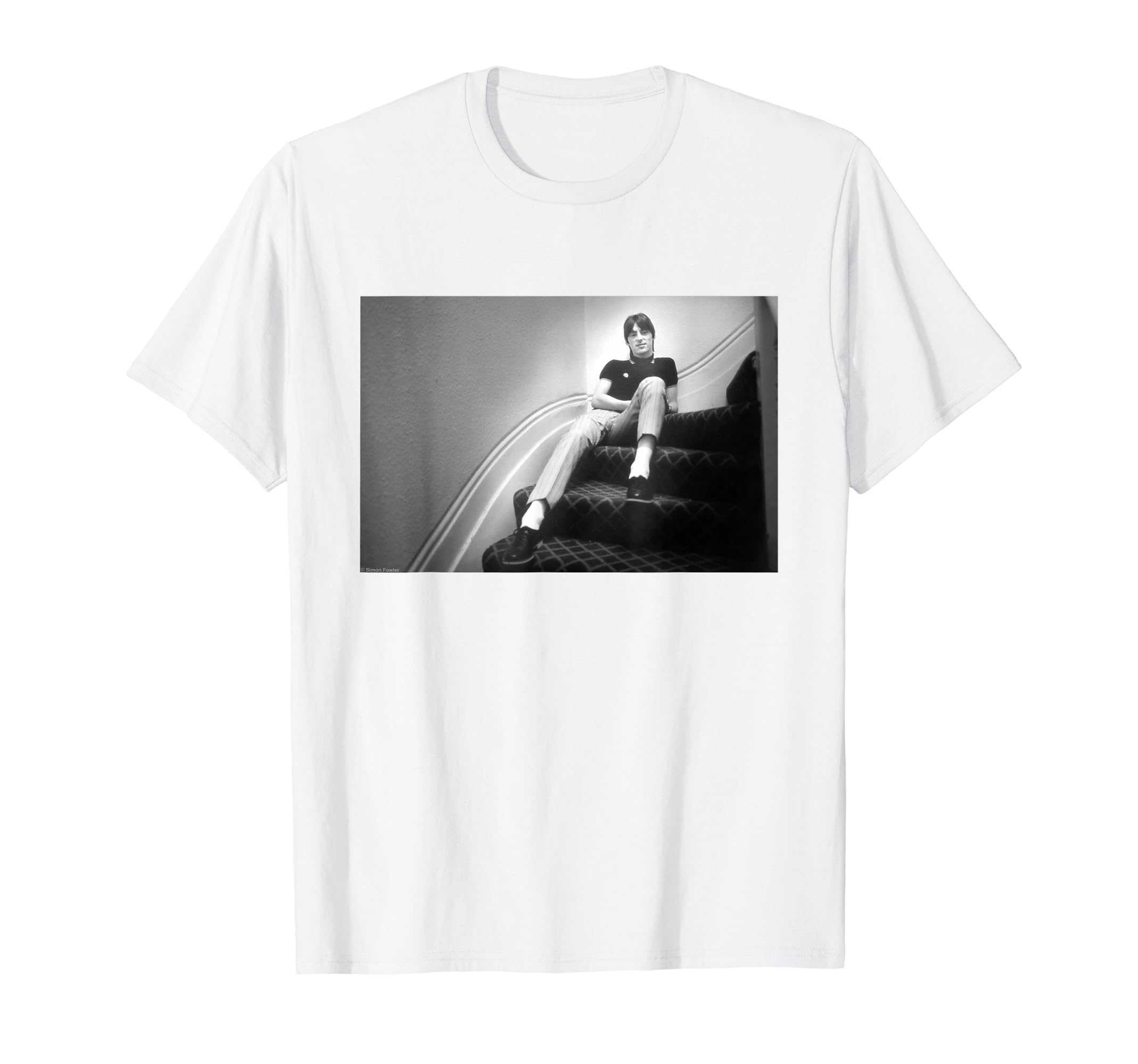 Paul Weller of the Jam photo, Simon Fowler T-shirt