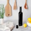 10x Glass Bottles CRYSTAL 500ml BLACK ELEGANT for Alcohol Gift