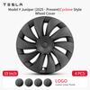 ALV1 4PCS 19inch Asymmetrical Wheel Cap for Model Y Juniper 2025-2026 Cyclone Car Cap Automobile Wheel Cap Design for Hubcaps