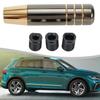 Adattatore in Lega di Alluminio Nero Oro Pomello Leva Cambio Auto Manuale