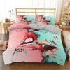 Housse de couette impression 3D Taille King Ensemble de literie Amour Motif Baisers Lèvres Housse de couette Décoratif Pour Femmes Filles Amoureux