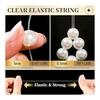 Bead Mix Set 720 Pieces Pearl Beads Handicraft Accessories Parts Spacer Set Handmade Round Beads Strap Bracelet Parts Assortment DIY Handicraft