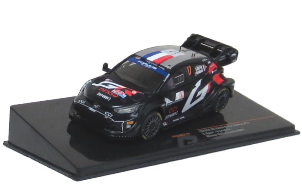 

IXO Scale Toyota GR Yaris Rally1 2024 Победитель Ралли Хорватия Райдес 1/43 #17 S. Ожье/В. чёрный