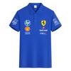 Ferrari Summer Pure Cotton F1 Racing Team Uniform T-shirt Short Sleeved Ferrari Polo Shirt Versatile Top