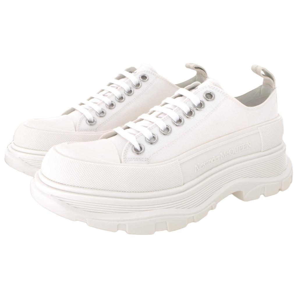 (WMNS) Alexander McQueen Tread Slick Low Lace Up 'White' Women's 611705W4MV29000