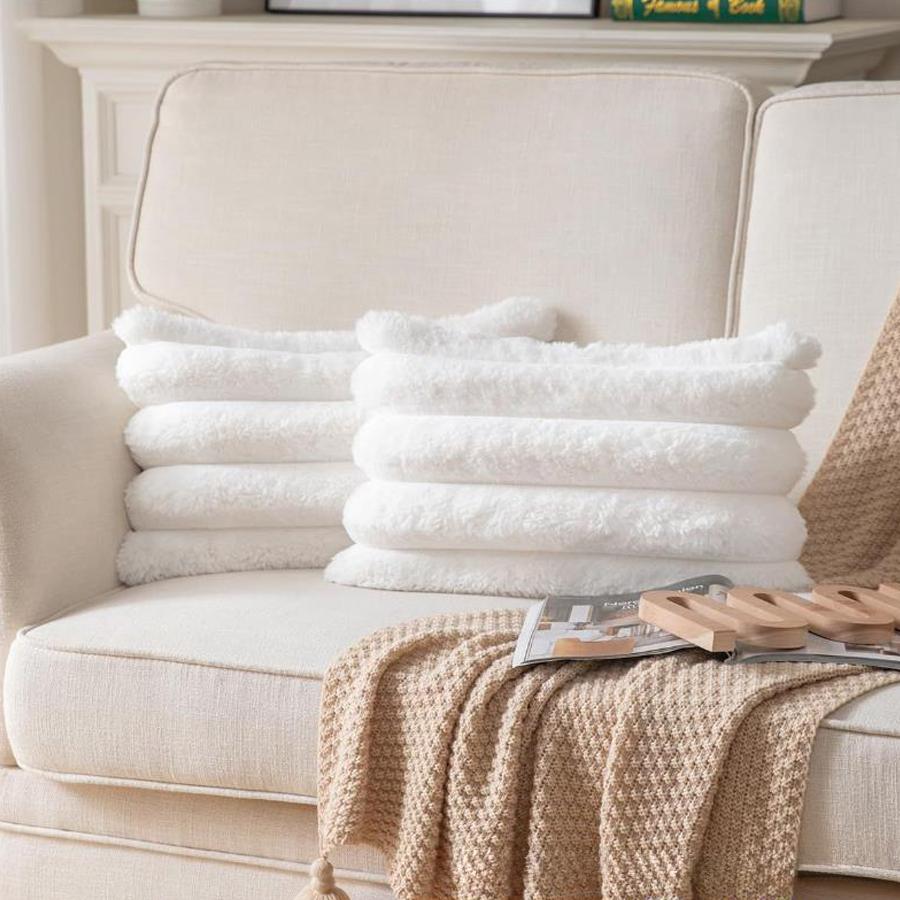 Soft Plush Cushions, Comfortable Sofa and Bedroom Pillows, Available In a Variety of Sizes and Colors. (Pillow Insert Not Included)