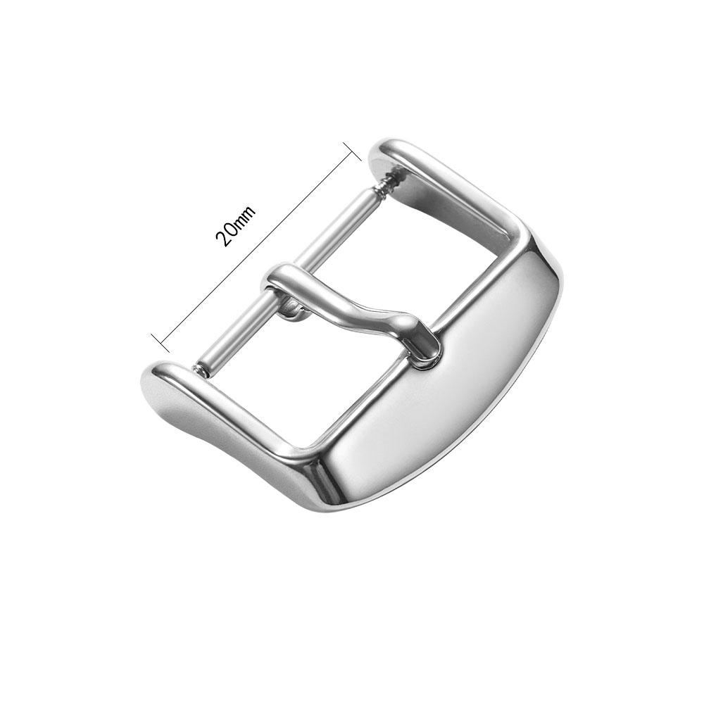 16mm 18mm 20mm 22mm Watchbands Metal Buckle Stainless Steel Pin Clasp Watch Accessories for Leather Band Strap Watch Buckle
