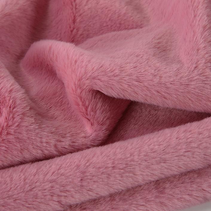 Plain Long Hair Plush Fabric By Meters for Clothes Blankets Coats Sewing High Quality Imitation Rex Rabbit Fur Cloth Soft Silky