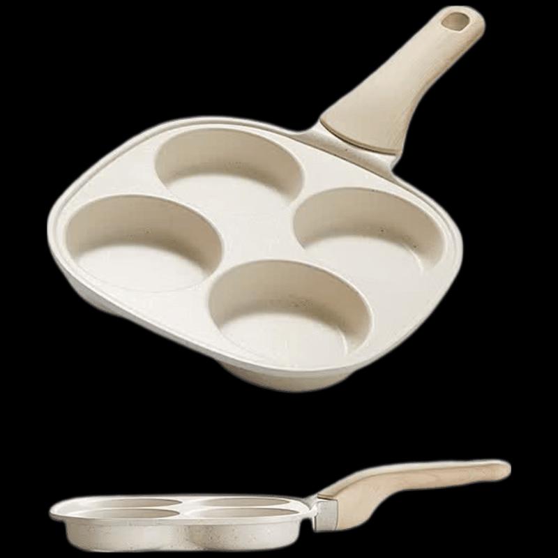 COOKER KING 18cm 4-Hole Non-Stick Breakfast Frying Pan