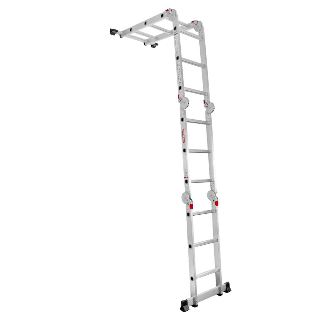 Drabina Aluminiowa WERKBERG 4x3 Wielofunkcyjna Bez Podestu N