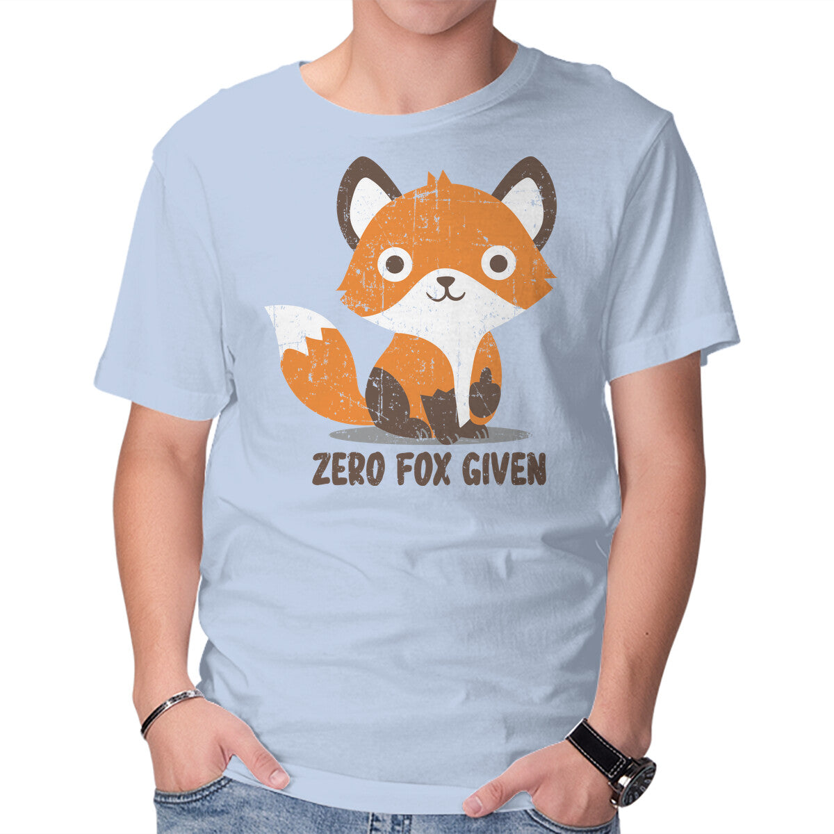 Unisex Crew Neck T-Shirt Zero Fox Given Graphic Short Sleeve Casual Tee XXXXL