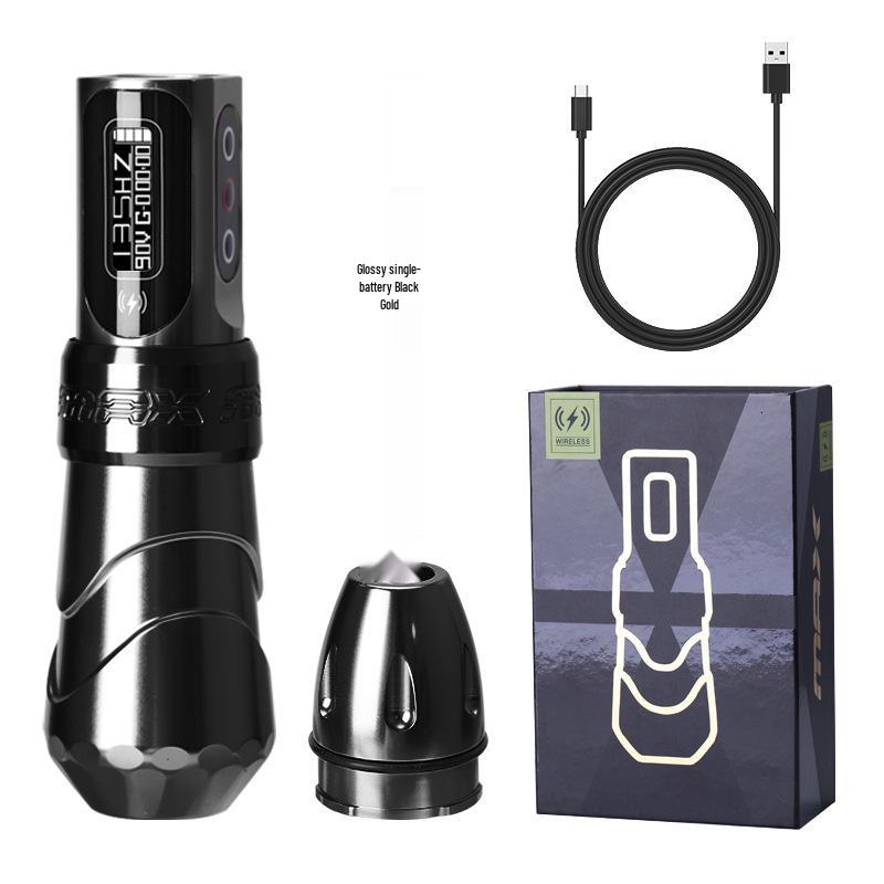 Wireless Tattoo Machine Pen: Battery-Powered Liner & Shader - Integrated Motor