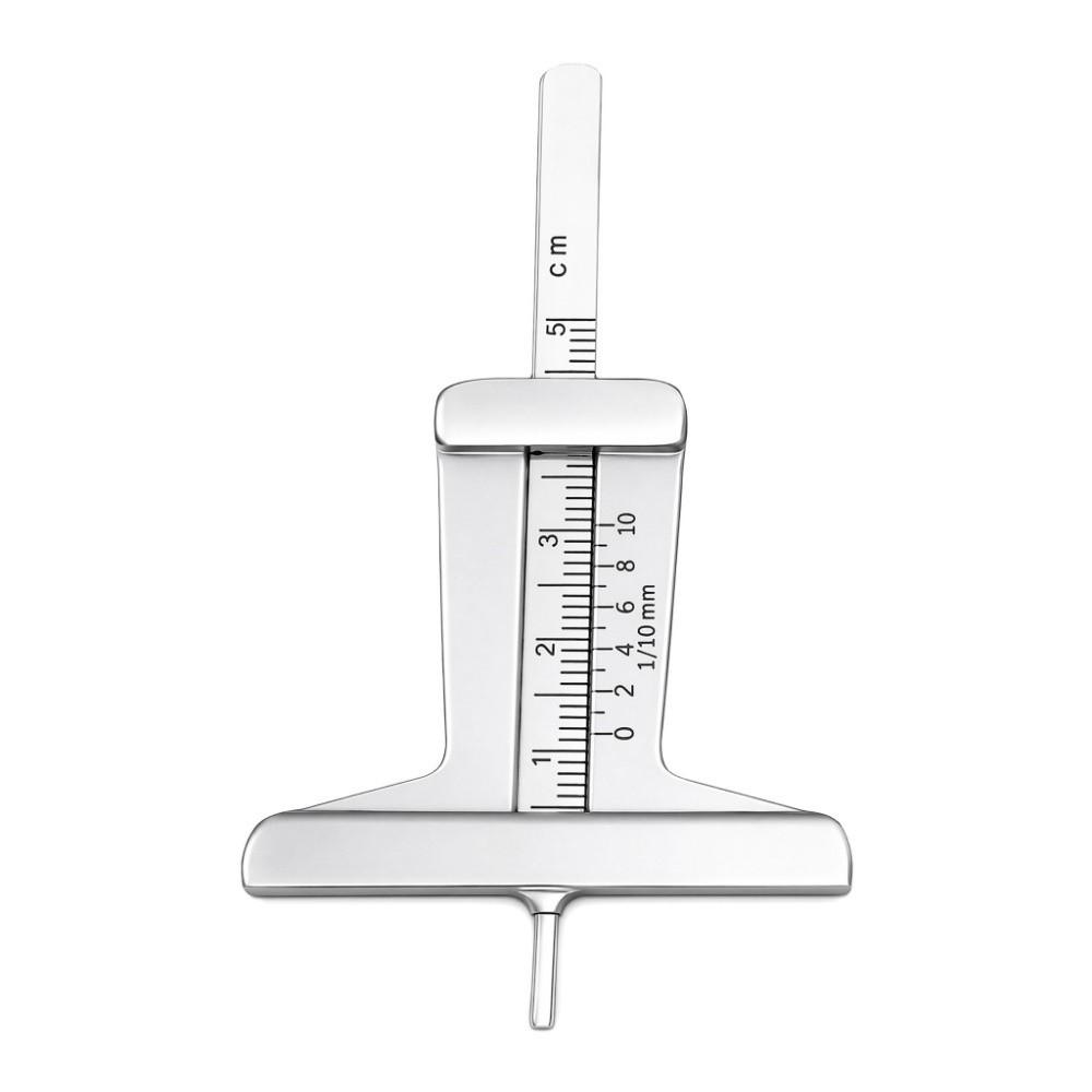 2pcs Stainless Steel Tire Tread Depth Gauge Vehicle Tread Wear Indicator For Car Inspection