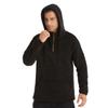 Men's Casual Color Fleece Sweatshirt Long Sleeve Hooded Pullover Tops