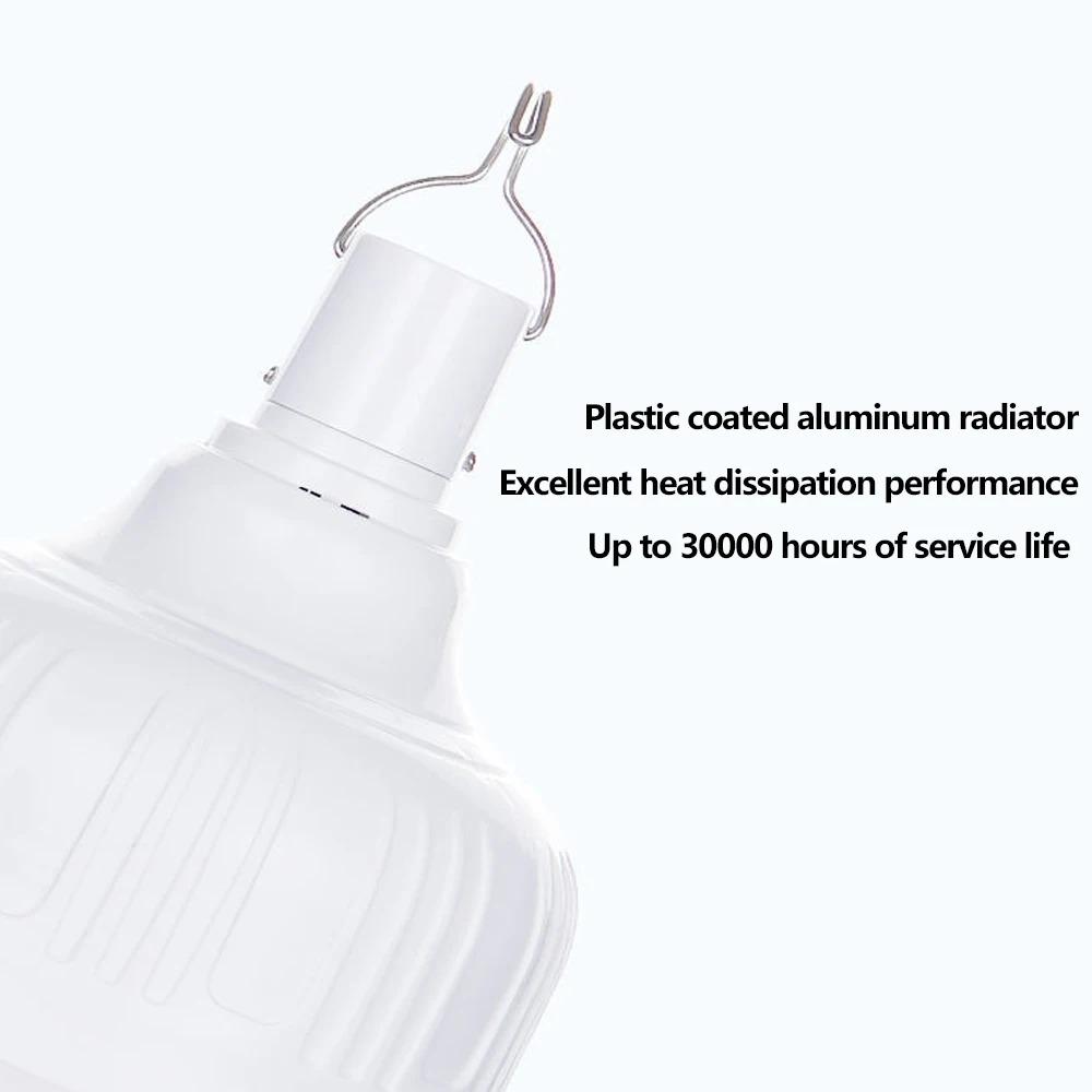 USB Rechargeable LED Emergency Light Portable Lantern for Power Outage Outdoor Light Bulb Hiking BBQ Camping Light Flashlight