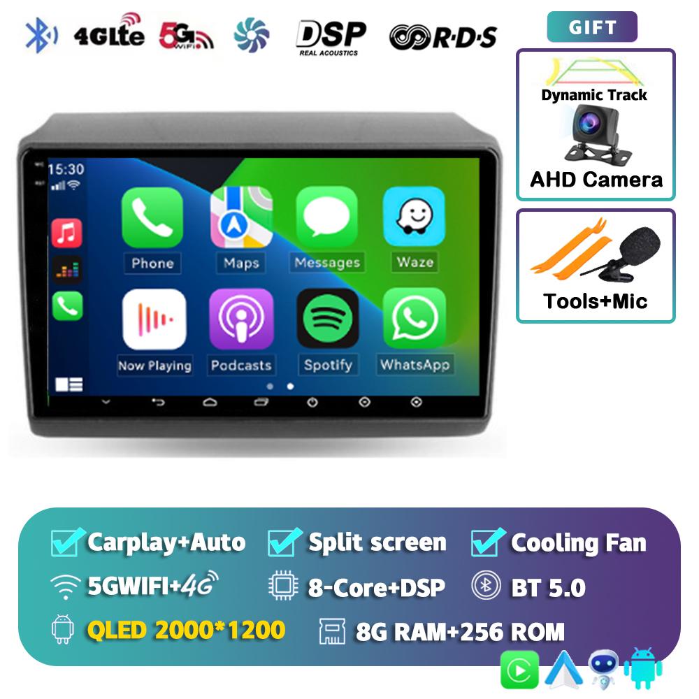 Android 14 Car Radio Carplay For Fiat Ducato 2007-2015 Citroen Jumper Peugeot Boxer 2011-2015 2 Din Autoradio Multimedia GPS DSP