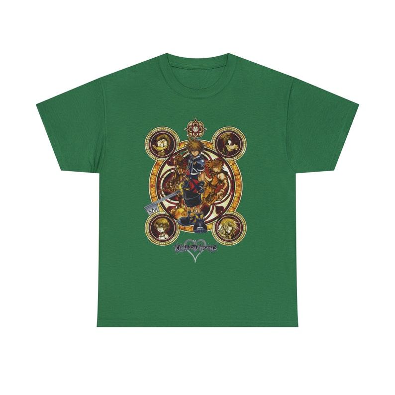 Kingdom Hearts Sora and Friends Heavy Cotton Tee Video Game Shirt 160