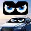 Funny Cool Black Eye Sun Visor Foldable Universal Car Windshield Sun Shade UV Protection Heat Insulation Foldable Cover