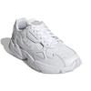 adidas Womens Falcon 'Crystal White' (women's Sizes) Footwear White / Crystal White / Core Black Casual Shoes EH2665