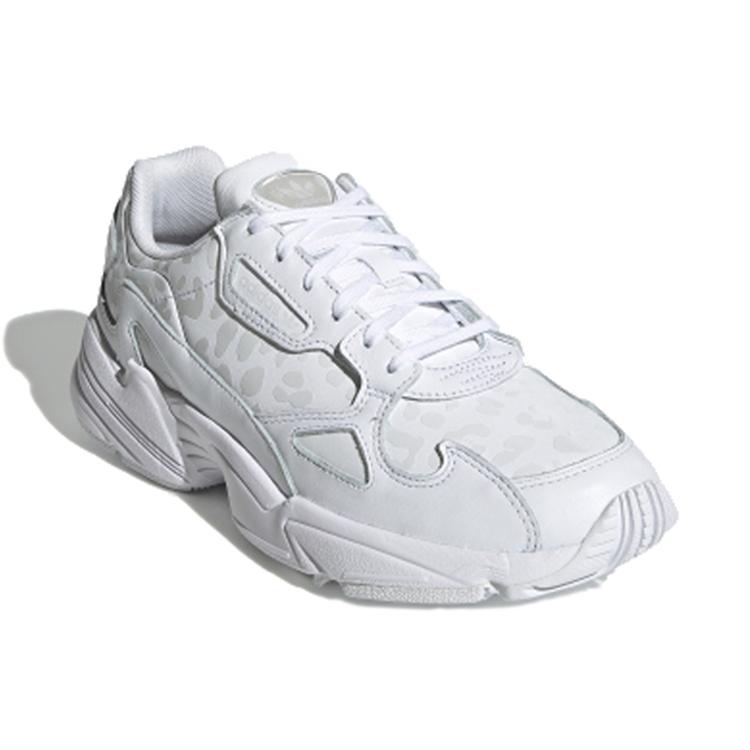 adidas Womens Falcon 'Crystal White' (women's Sizes) Footwear White / Crystal White / Core Black Casual Shoes EH2665
