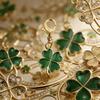 Ornaments Lucky Clover Keychain Good Luck Four Leaf Clover Pendant Bag Hanging  Backpack Accessory
