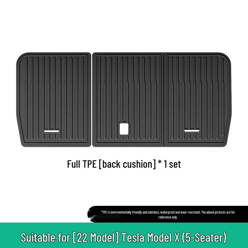 2022 Tesla Model X TPE Car Mats: Full Environmental Protection for Trunk and Backrest