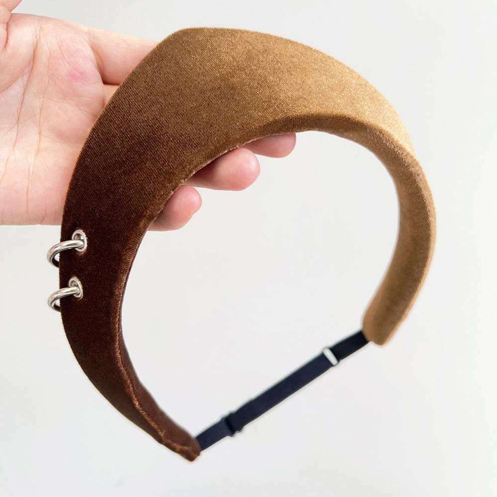 Anti Slip Women Hairband Velvet Triangle Headband Vintage Hair Clip Headband Hair Accessories